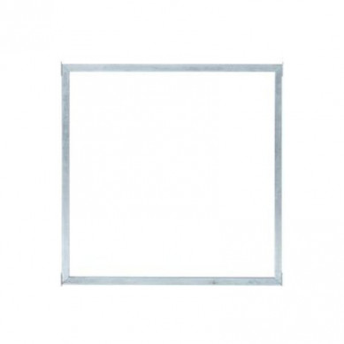 Plus Danmark schutting helder glas in stalen frame | Cubic recht (90 x 90 cm)