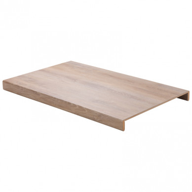 Stepwood Overzettreden met neus (2 stuks) | PVC toplaag | Dubbel gerookt eik | 140 x 60 cm