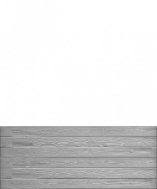 HomingXL zelfbouw schutting beton recht eenzijdig prestige houtmotief grijs (199 x 77 cm)