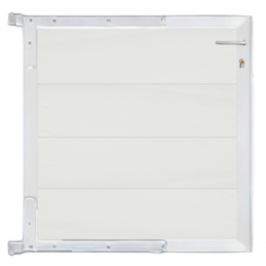 C-Wood Tuinpoort aluminium blank frame Modular - composiet co-ex wit (90 x 90 cm)