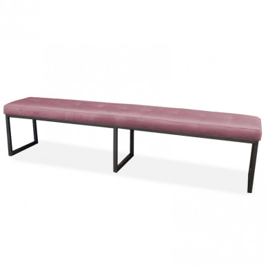 HomingXL Eetkamerbank - Atlanta - stof Element roze 10 - 160 cm breed
