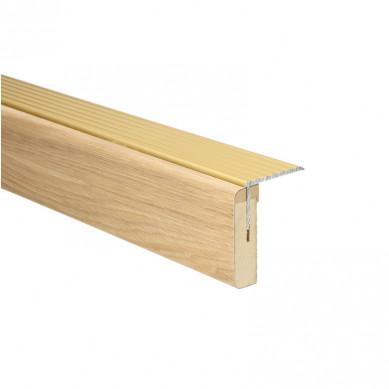 Bo Lundgren Uitloopprofiel Goud - Sundsvall Natuur Eik - 121 x 6,3 cm