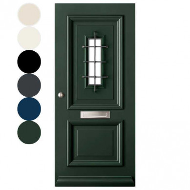 Austria Voordeur City Line - Hoorn stomp dekkend voorbehandeld grijs