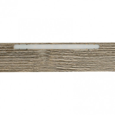 Bo Lundgren Afwerklijst onderkant | Ledstrip helder wit | Falun Vintage Spar | 140 x 5,5 cm