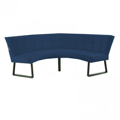 HomingXL Eetkamerbank - Amsterdam - stof Element blauw 13 - geschikt voor tafel 130 cm