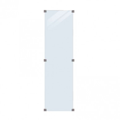 Plus Danmark Glasplaat | Gehard glas 6 mm helder glas (55,4 x 176 cm)