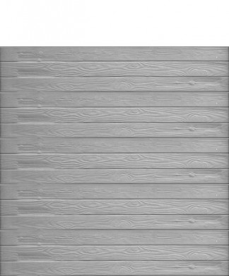 HomingXL zelfbouw schutting beton recht eenzijdig prestige houtmotief grijs (199 x 193 cm)