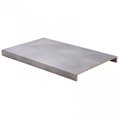 Ekostairs Overzettreden met neus (2 stuks) - PVC toplaag - Kiezel - 100 x 60 cm