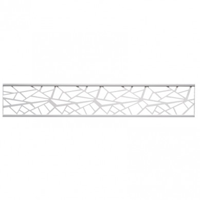 C-Wood Deco lamel Como blank aluminium - Diagonaal (180 x 30 cm)