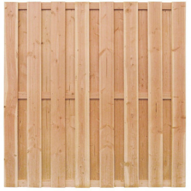 Elephant Schutting Douglas recht 15L rvs (180 x 180 cm) gezaagd schermdikte 4,8 cm