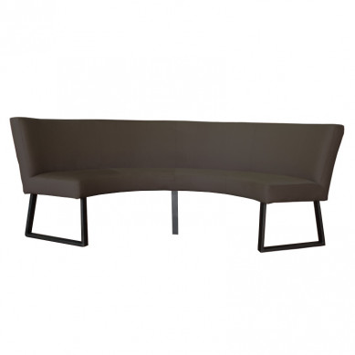 HomingXL Eetkamerbank - Rotterdam - stof Element antraciet 02 - geschikt voor tafel 150 cm