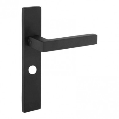 Austria Deurbeslag - Best Buy - Deurkruk 210L incl toiletsluiting - Mat zwart