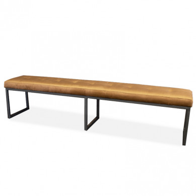 HomingXL Eetkamerbank - Atlanta - stof Element bruin 07 - 160 cm