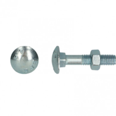 HomingXL Slotbout inclusief moer verzinkt M8 x 14,0 cm (50 stuks)
