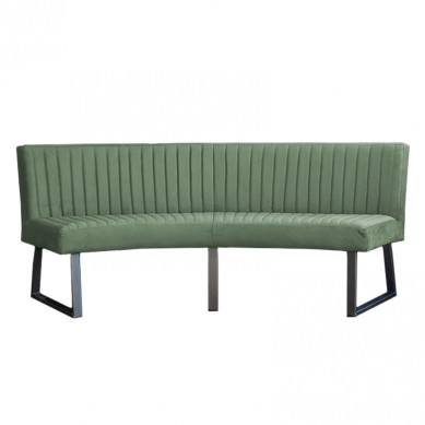 HomingXL Eetkamerbank - Hengelo - stof Element lichtgroen 11 - geschikt voor ovale tafel 240 cm