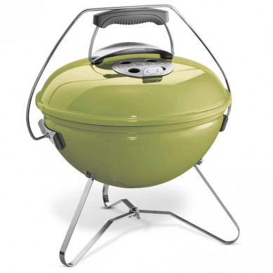Weber houtskoolbarbecue Smokey Joe Premium Ø 37cm kleur spring green