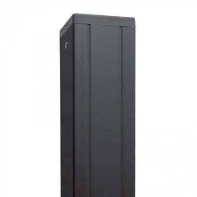 C-Wood tuinpaal antraciet aluminium met cypresse kern 6,8 x 6,8 cm