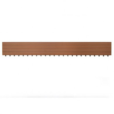 DuoWood terrastegel Easy-Click bankirai / havana bruin 14,6 x 120 cm