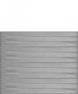HomingXL zelfbouw schutting beton recht eenzijdig prestige houtmotief grijs (199 x 154 cm)