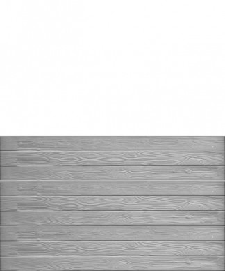HomingXL zelfbouw schutting beton recht eenzijdig prestige houtmotief grijs (199 x 115,5 cm)
