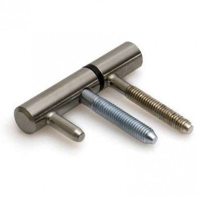HomingXL Paumellescharnier standaard 75 x 14 mm voor opdekdeuren | vernikkeld