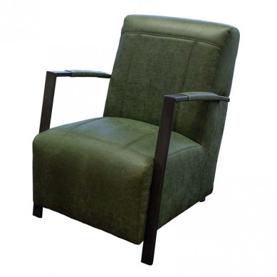 HomingXL Fauteuil - Rosetta - Lederlook Missouri groen 10