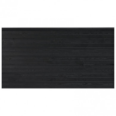 Plus Danmark schutting zelfbouw vuren Plus Plank recht zwart (174 x 91 cm)