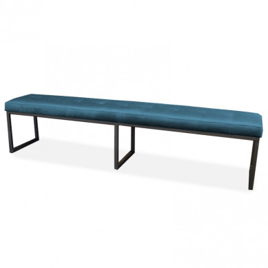 HomingXL Eetkamerbank - Atlanta - stof Element azure 21 - 140 cm