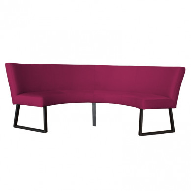 HomingXL Eetkamerbank - Rotterdam - stof Element fuchsia 19 - geschikt voor tafel 150 cm