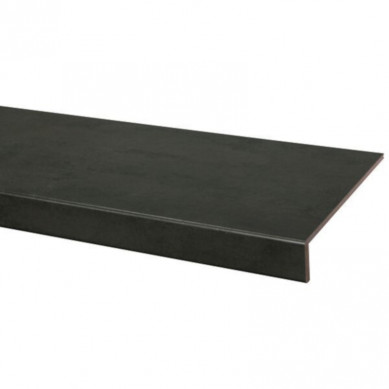 CanDo Overzettrede met neus - Laminaat - Betonlook Antraciet - 130 x 38 cm