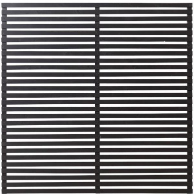 Plus Danmark schutting vuren | Tokyo louvre recht zwart (180 x 180 cm)