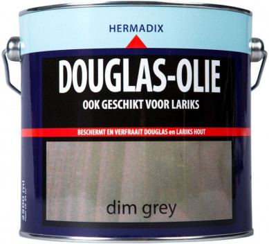 Hermadix lariks douglas olie | Dim Grey 2,5 liter