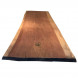 Boomstam tafelblad | Massief Cambara onbehandeld | Dikte 5 cm | 2350 x 890 mm