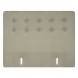 Boxspring hoofdbord | stof Inari beige 22 | 140 cm geknoopt