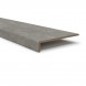 Overzettreden met neus (2 stuks) - PVC toplaag - Mercurius grey - 100 x 30 cm