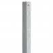 Paal beton diamantkop | tussenpaal | 8,5 x 8,5 cm grijs (280 cm)