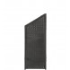 Schutting wicker - Trend schuin zwart - 55 x 140/110 cm