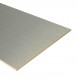 Stootbord dubbel | Laminaat | Aluminium look | 90 x 40 cm