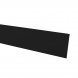 Stootbord - SPC - Zwart RAL9005 - 130 x 20 cm