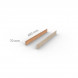Afdekkappen voor open trap | PVC WPC | Lumber | Box D 69 x 7 cm