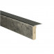 Uitloopprofiel Brons - Göteborg Beton Donker - 136 x 6,3 cm