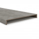 Overzettreden met neus (2 treden) - PVC toplaag - Mercurius grey - 150 x 55 cm