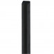 Paal beton met sleuf - begin-eindpaal 11,5 x 11,5 cm antraciet (277 cm)
