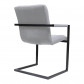 HomingXL Eetkamerstoel - Lara met leuning - stof Element lichtgrijs 04