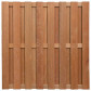 Smaragd schutting hardhout keruing Robuust recht 15L (180 x 180 cm) v-groef schermdikte 4,2 cm