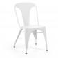 La Forma stoel Malibu | wit stalen poten