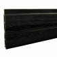 C-Wood Zelfbouw schutting verticaal Modular Rhombus Nero zwart alu accessoires (170x180 cm)