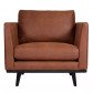 HomingXL Tweedekans - Fauteuil Odissi - stof Kentucky cognac 09 - 84 cm breed