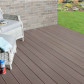 C-Wood Vlonderplank composiet 2,5 x 14 cm bruin fijne ribbel/geborsteld