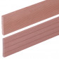 C-Wood randprofiel recht roodbruin (2,2 mtr)